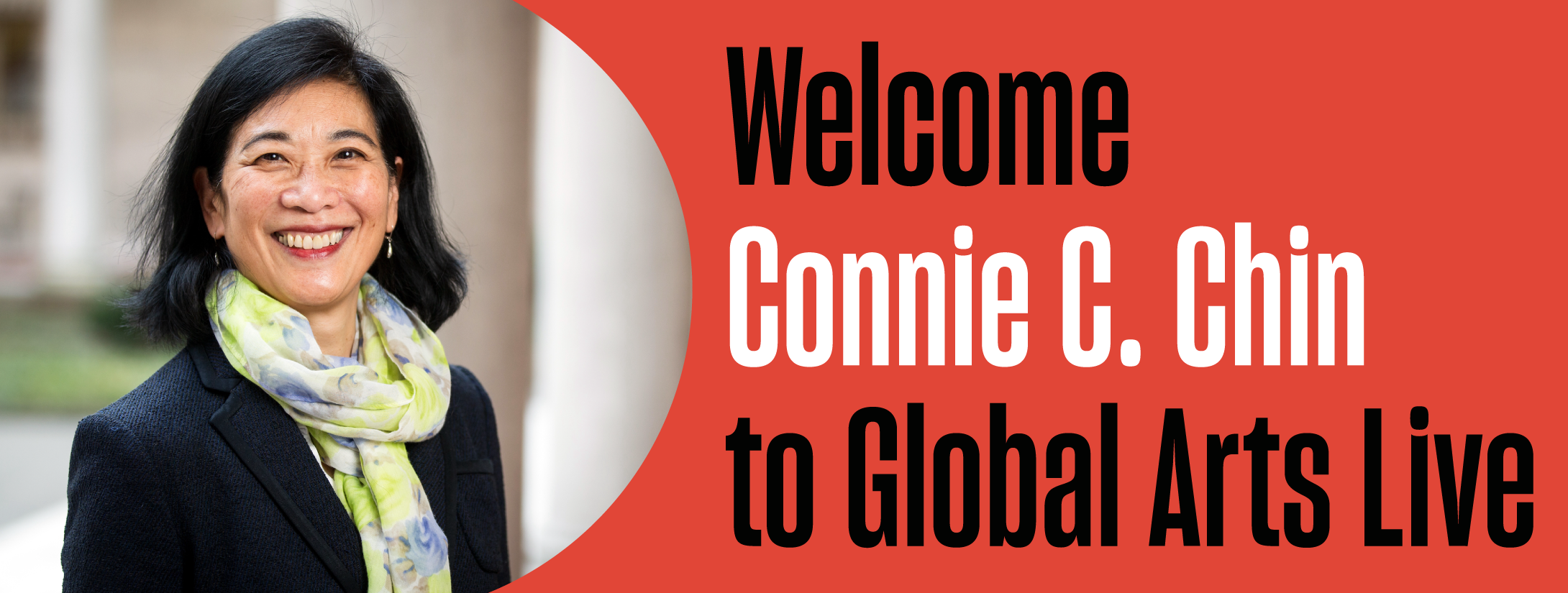 Connie C Chin welcome banner